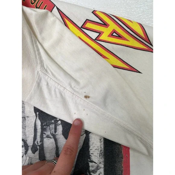 VTG Def Leppard Concert Tee 1993 Never Ending Weekend Tour Vintage Softee XXXL